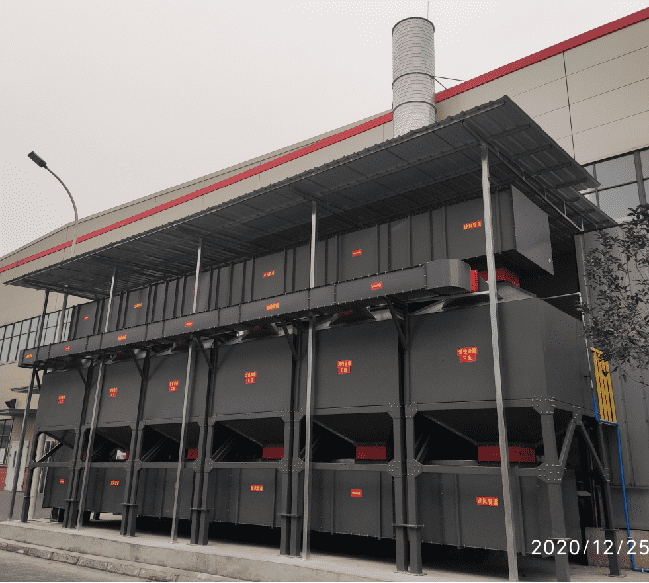 四川爱创&mdash;&mdash;80000m&sup3;/h风量催化燃烧项目