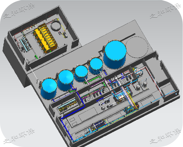 赤峰九联煤化&mdash;&mdash;锅炉用除盐水系统