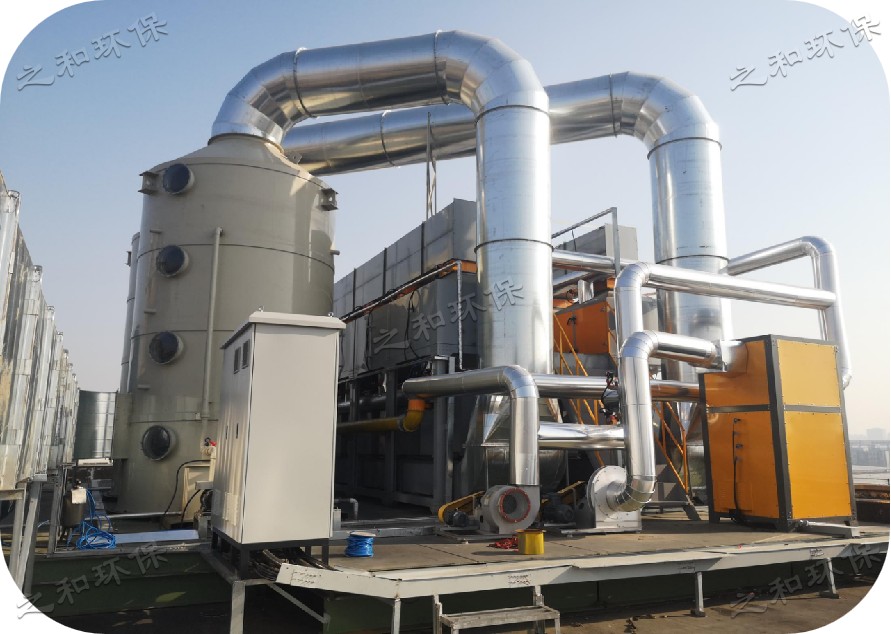 双星橡胶&mdash;&mdash;140000m&sup3;/h风量废气处理项目
